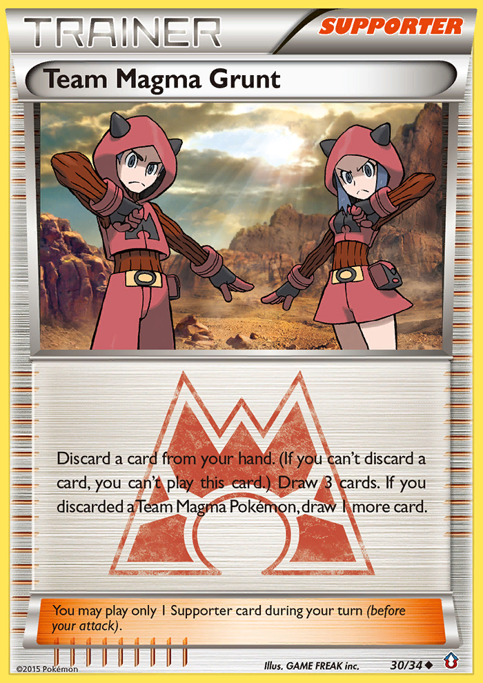 Team Magma Grunt (30/34) [XY: Double Crisis] | North of Exile Games