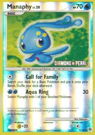 Manaphy (9/130) [Burger King Promos: 2008 Collection] | North of Exile Games