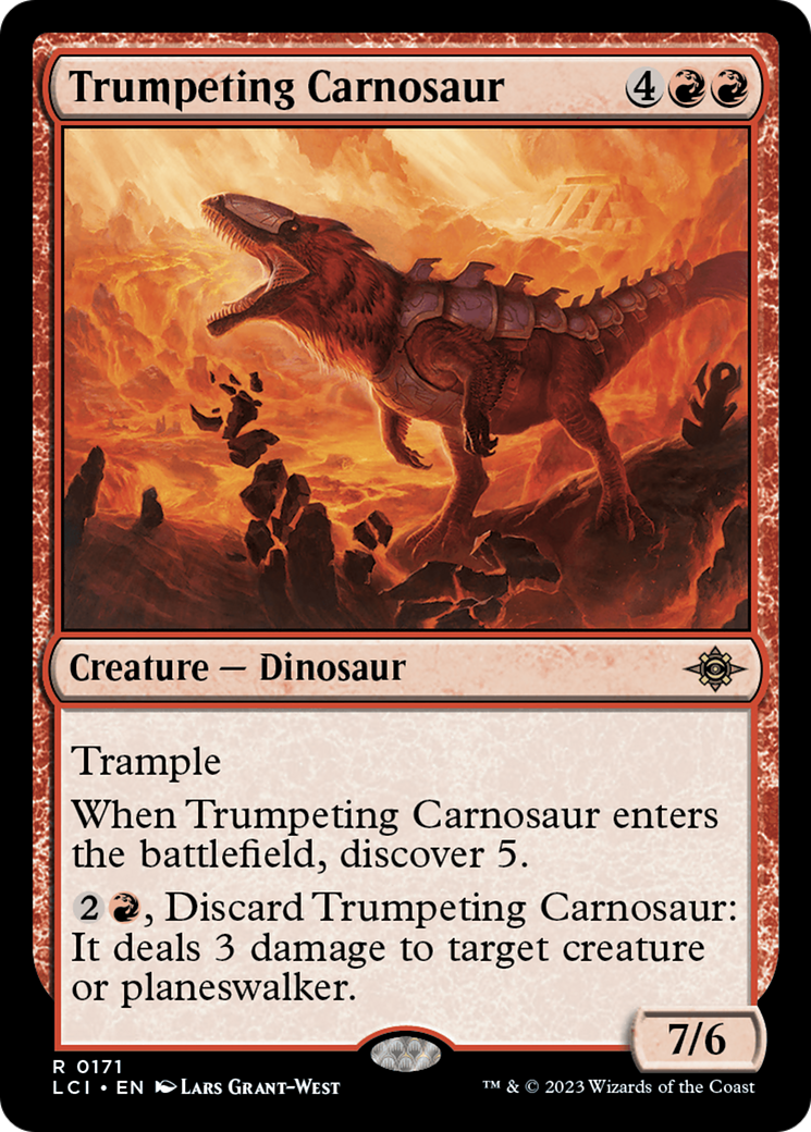 Trumpeting Carnosaur [The Lost Caverns of Ixalan] | North of Exile Games