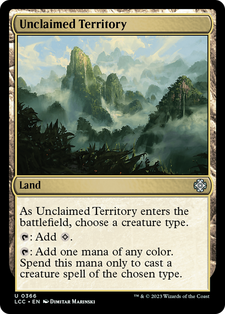 Unclaimed Territory [The Lost Caverns of Ixalan Commander] | North of Exile Games