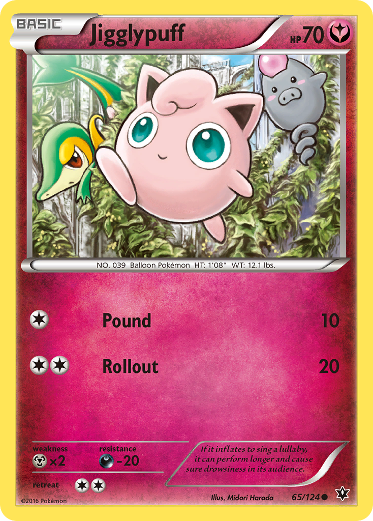 Jigglypuff (65/124) [XY: Fates Collide] | North of Exile Games