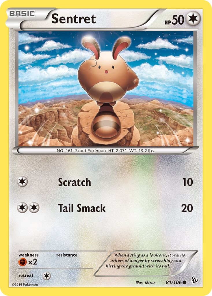 Sentret (81/106) [XY: Flashfire] | North of Exile Games