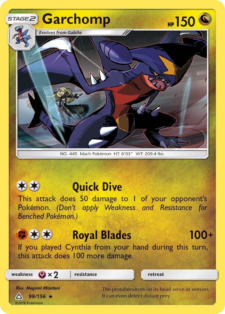 Garchomp (99/156) (Cracked Ice Holo) (Theme Deck Exclusive) [Sun & Moon: Ultra Prism] | North of Exile Games