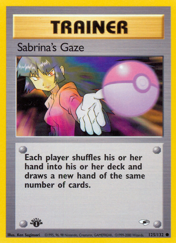 Sabrina's Gaze (125/132) [Gym Heroes 1st Edition] | North of Exile Games