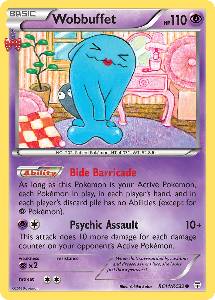 Wobbuffet (RC11/RC32) [XY: Generations] | North of Exile Games