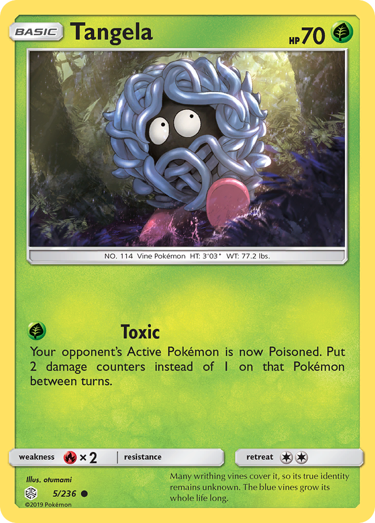 Tangela (5/236) [Sun & Moon: Cosmic Eclipse] | North of Exile Games