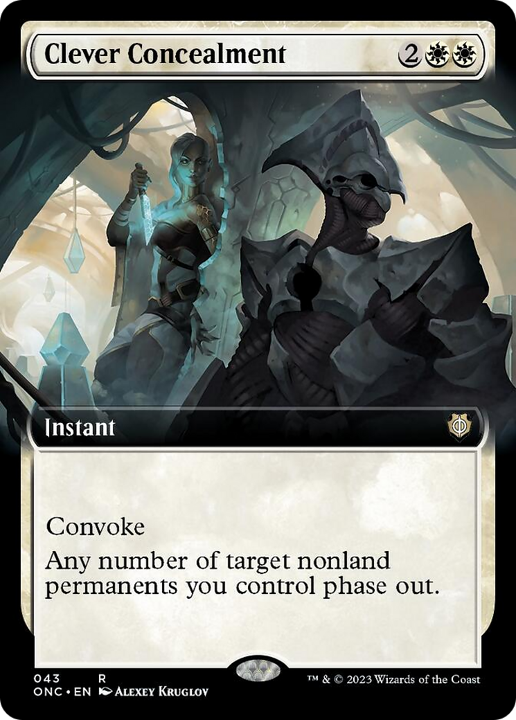 Clever Concealment (Extended Art) [Phyrexia: All Will Be One Commander] | North of Exile Games