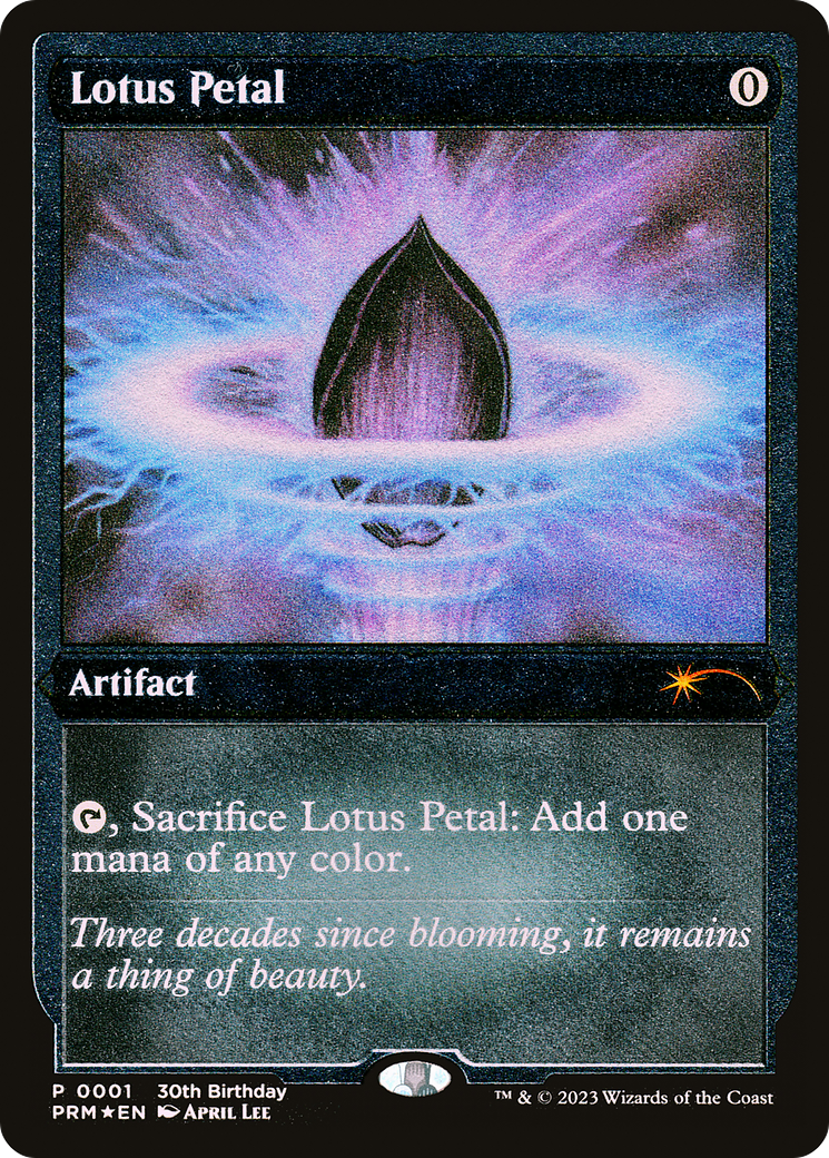 Lotus Petal (Foil Etched) [30th Anniversary Promos] | North of Exile Games