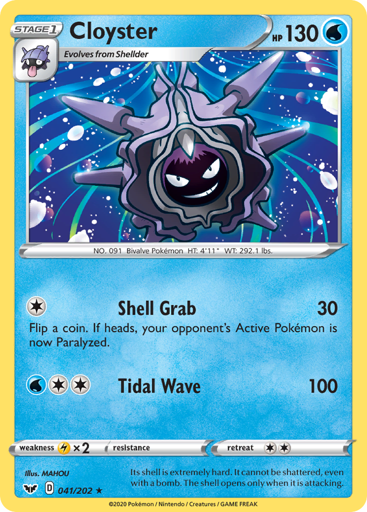 Cloyster (041/202) [Sword & Shield: Base Set] | North of Exile Games