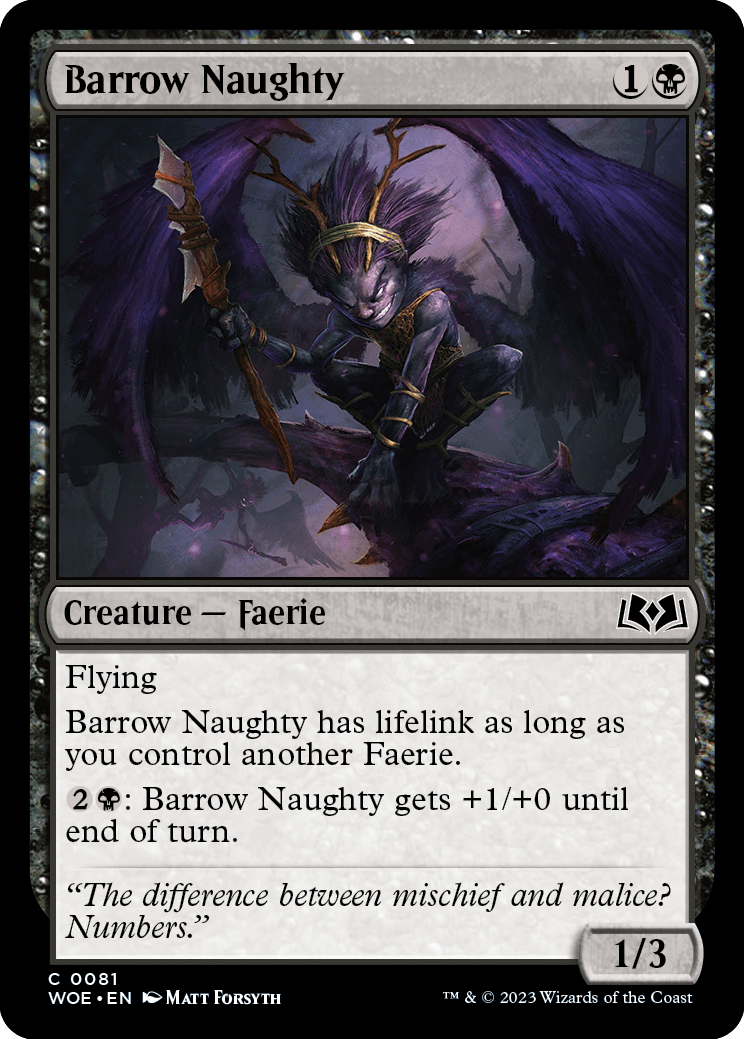 Barrow Naughty [Wilds of Eldraine] | North of Exile Games