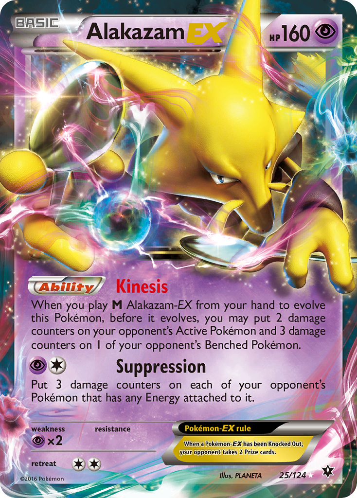 Alakazam EX (25/124) [XY: Fates Collide] | North of Exile Games