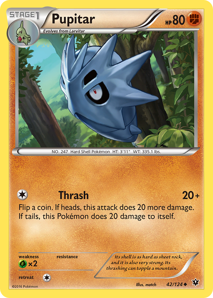 Pupitar (42/124) [XY: Fates Collide] | North of Exile Games