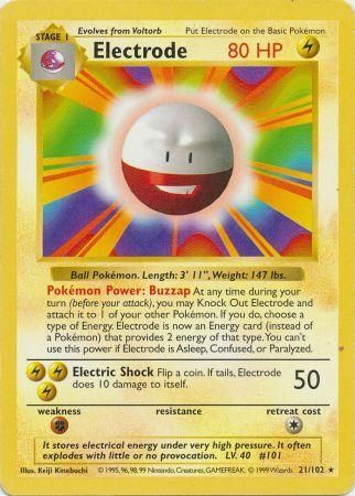 Electrode (21/102) [Base Set Shadowless Unlimited] | North of Exile Games