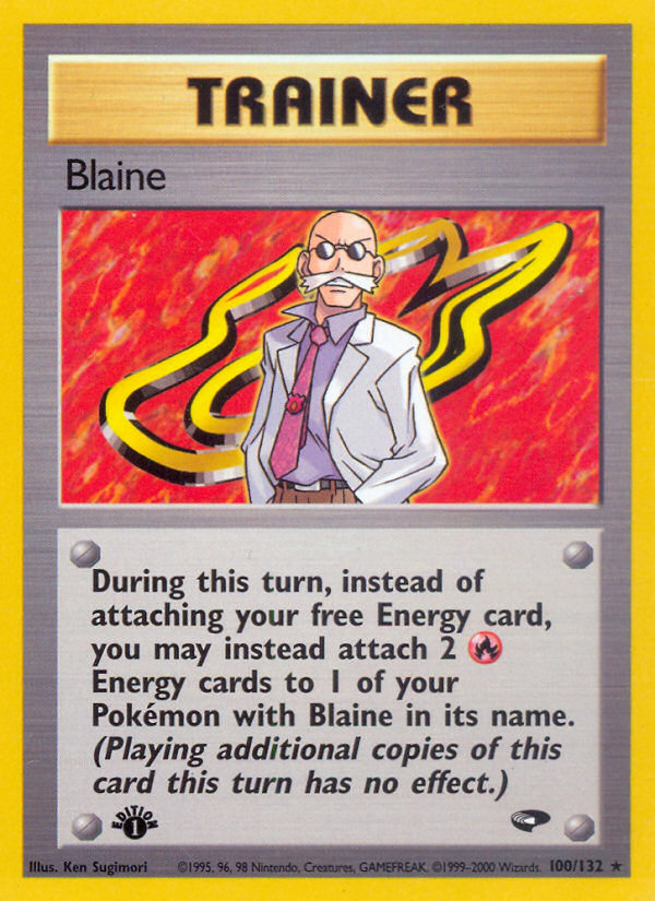 Blaine (100/132) [Gym Challenge 1st Edition] | North of Exile Games