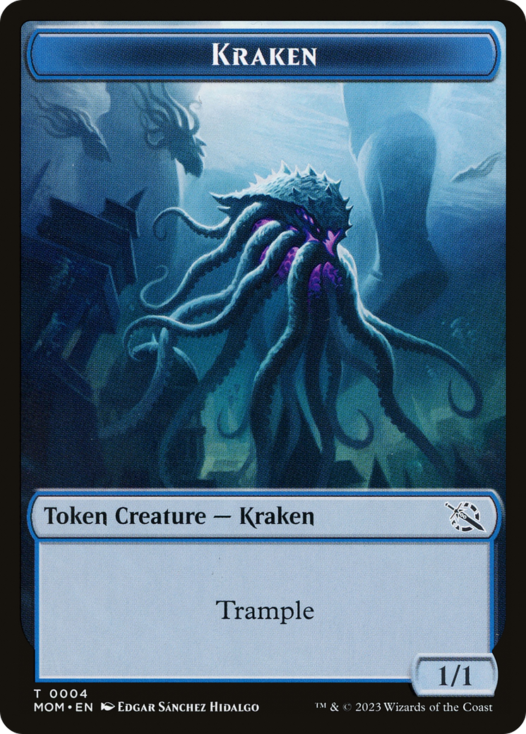 Soldier // Kraken Double-Sided Token [March of the Machine Tokens] | North of Exile Games