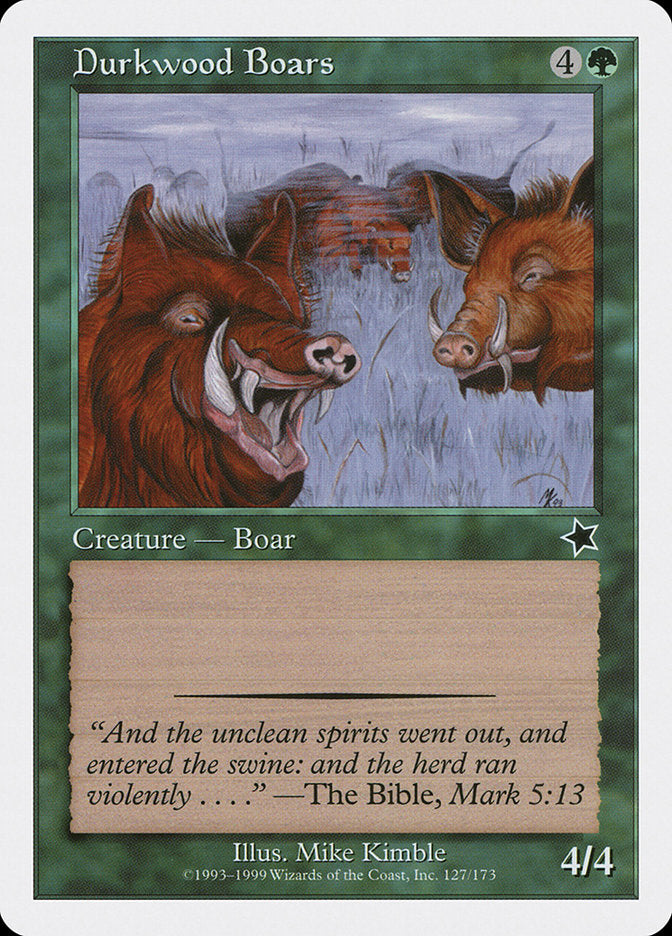 Durkwood Boars [Starter 1999] | North of Exile Games
