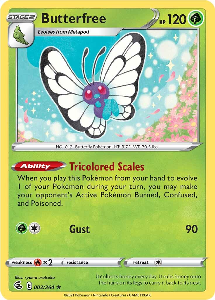 Butterfree (003/264) [Sword & Shield: Fusion Strike] | North of Exile Games