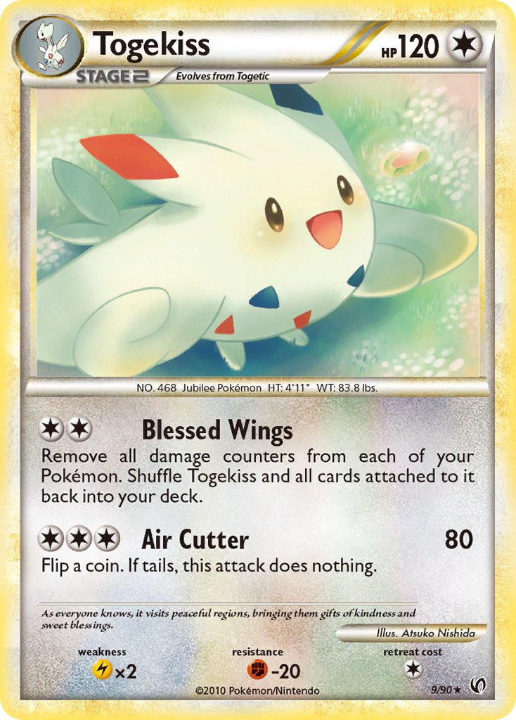 Togekiss (9/90) (Theme Deck Exclusive) [HeartGold & SoulSilver: Undaunted] | North of Exile Games