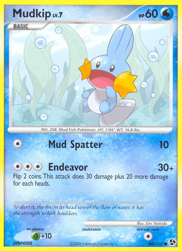 Mudkip (80/106) [Diamond & Pearl: Great Encounters] | North of Exile Games