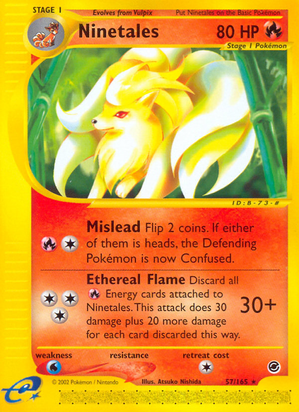 Ninetales (57/165) [Expedition: Base Set] | North of Exile Games