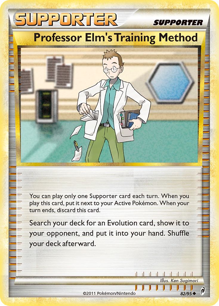 Professor Elm's Training Method (82/95) [HeartGold & SoulSilver: Call of Legends] | North of Exile Games