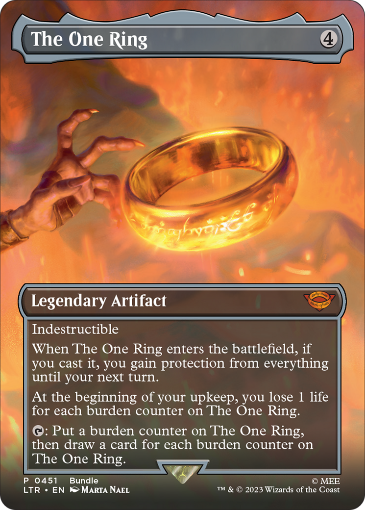 The One Ring (Borderless Alternate Art) [The Lord of the Rings: Tales of Middle-Earth] | North of Exile Games