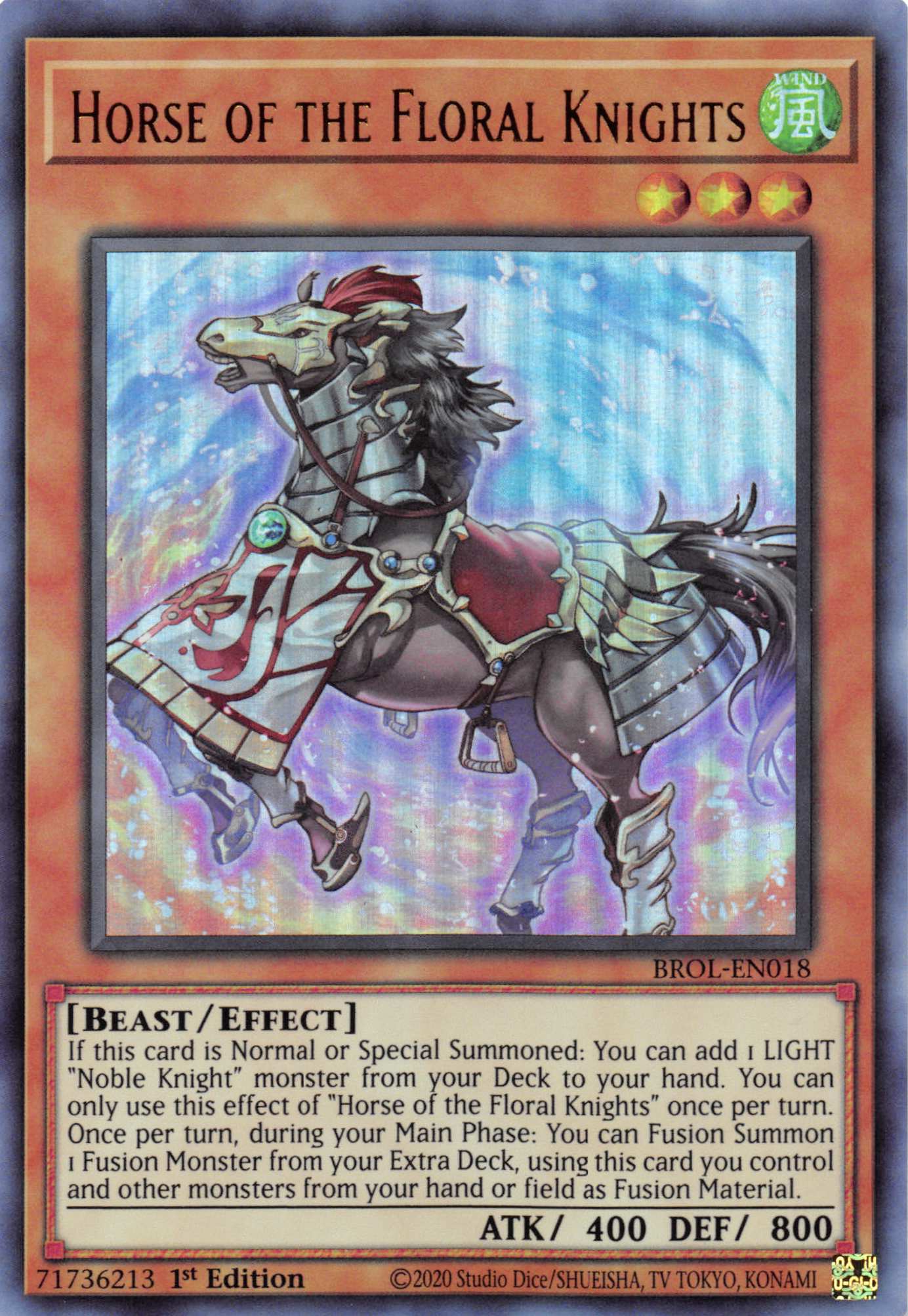 Horse of the Floral Knights [BROL-EN018] Ultra Rare | North of Exile Games