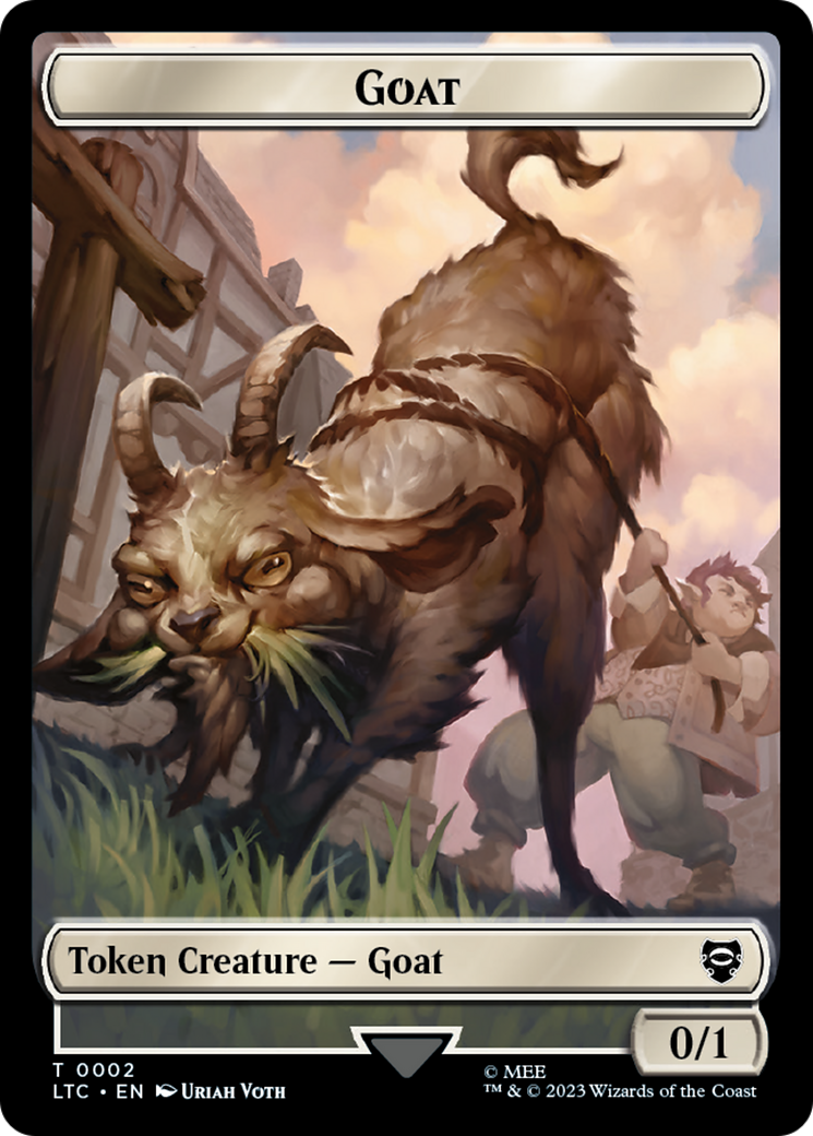 Bird // Goat Token [The Lord of the Rings: Tales of Middle-Earth Commander Tokens] | North of Exile Games