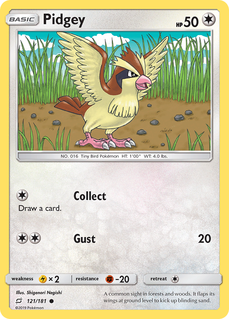 Pidgey (121/181) [Sun & Moon: Team Up] | North of Exile Games