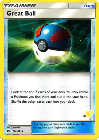 Great Ball (119/149) (Pikachu Stamp #29) [Battle Academy 2020] | North of Exile Games