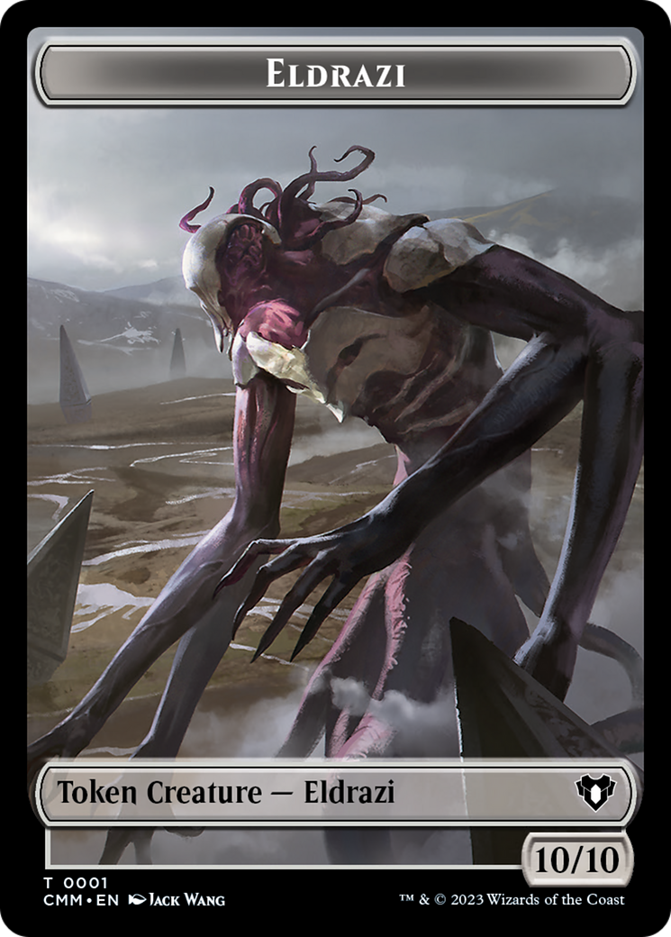 Eldrazi // Phyrexian Germ Double-Sided Token [Commander Masters Tokens] | North of Exile Games