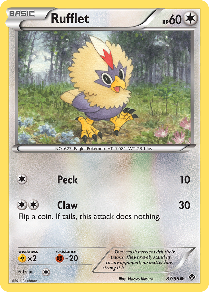 Rufflet (87/98) [Black & White: Emerging Powers] | North of Exile Games