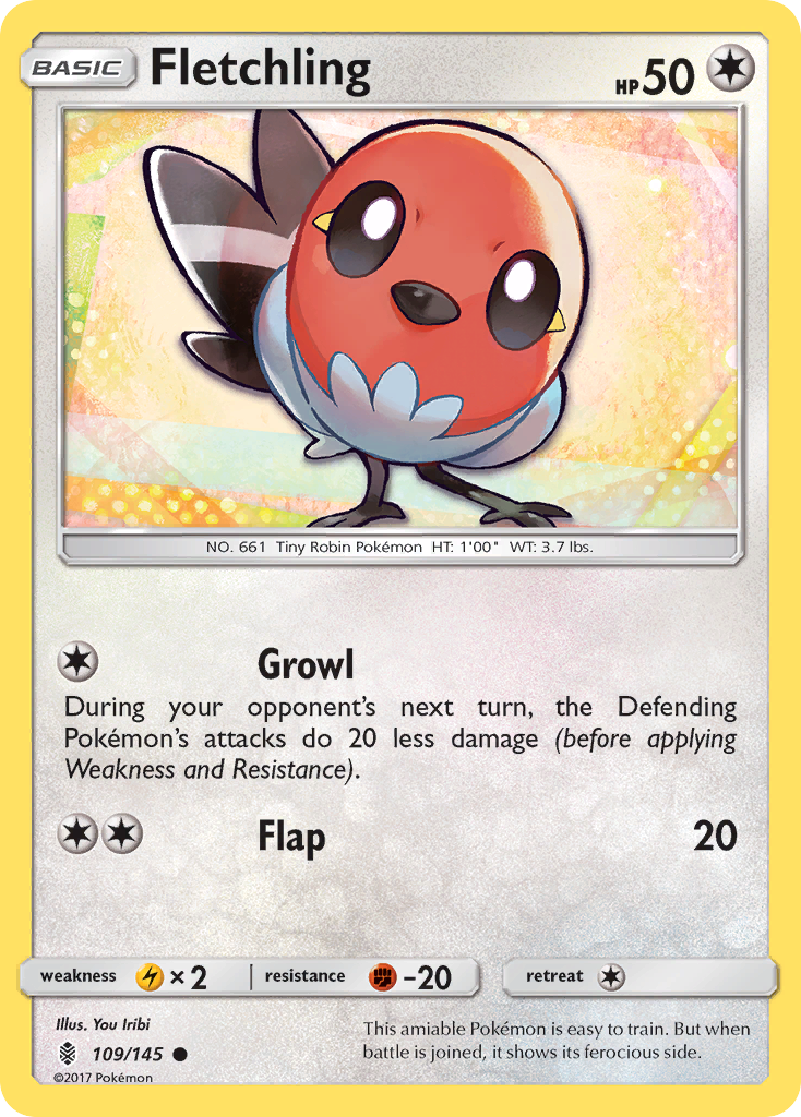 Fletchling (109/145) [Sun & Moon: Guardians Rising] | North of Exile Games