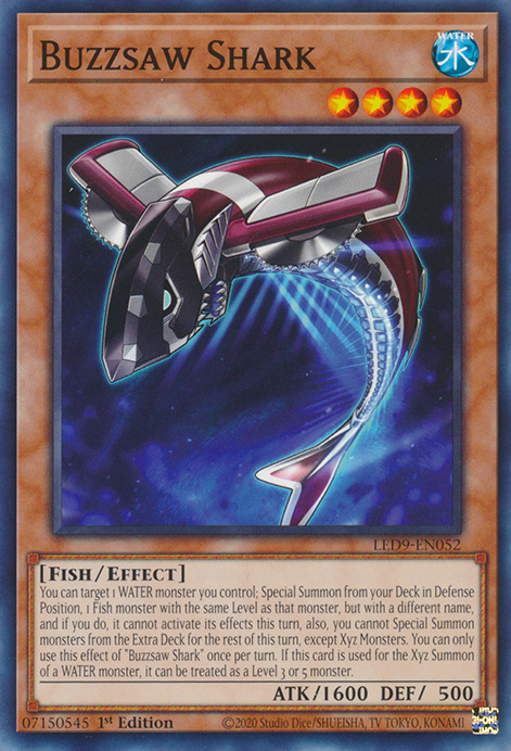 Buzzsaw Shark [LED9-EN052] Common | North of Exile Games