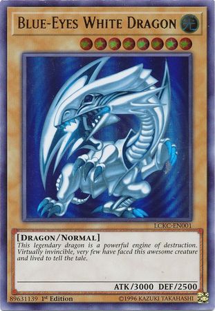 Blue-Eyes White Dragon (Version 2) [LCKC-EN001] Ultra Rare | North of Exile Games