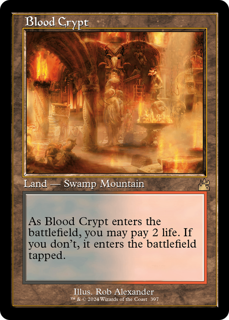 Blood Crypt (Retro) [Ravnica Remastered] | North of Exile Games