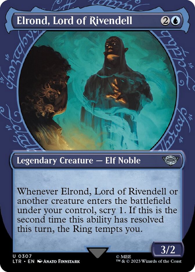 Elrond, Lord of Rivendell (Showcase Ring Frame) [The Lord of the Rings: Tales of Middle-Earth] | North of Exile Games