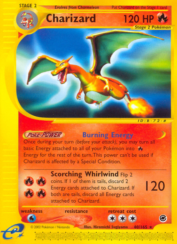 Charizard (40/165) [Expedition: Base Set] | North of Exile Games
