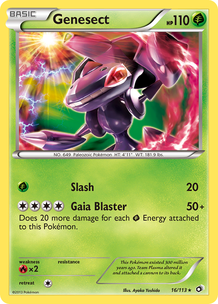 Genesect (16/113) [Black & White: Legendary Treasures] | North of Exile Games