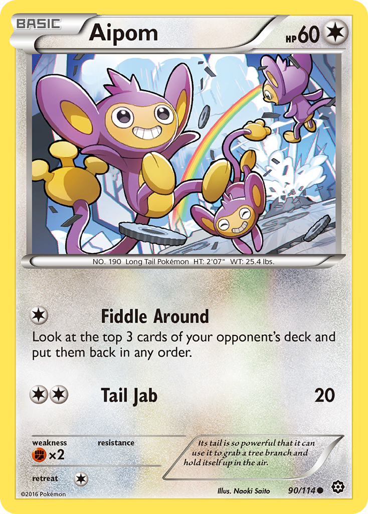 Aipom (90/114) [XY: Steam Siege] | North of Exile Games