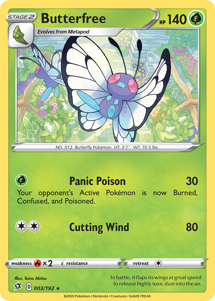 Butterfree (003/192) [Sword & Shield: Rebel Clash] | North of Exile Games