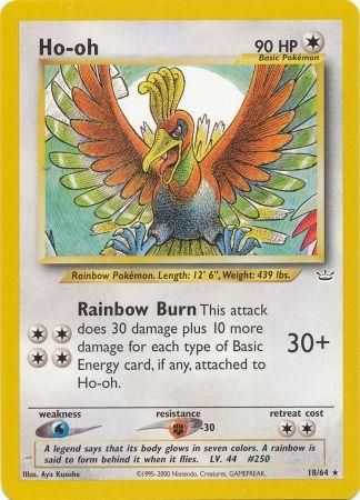 Ho-oh (18/64) [Neo Revelation Unlimited] | North of Exile Games