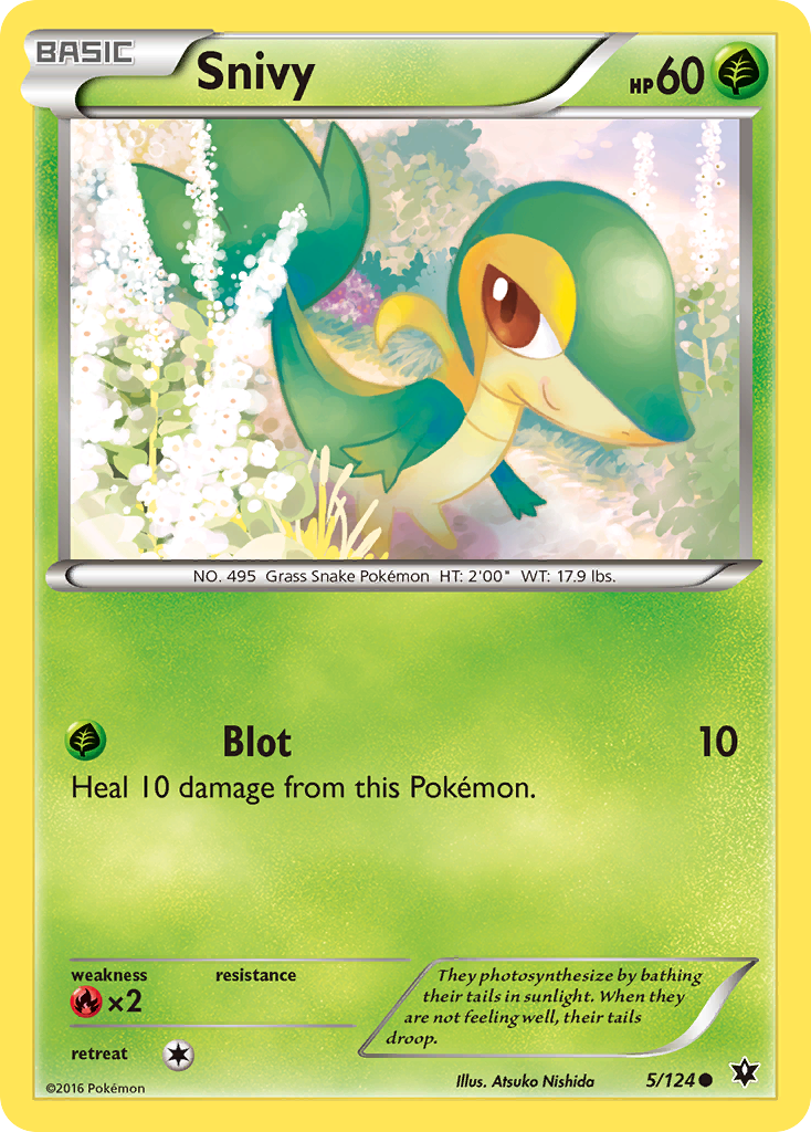 Snivy (5/124) [XY: Fates Collide] | North of Exile Games