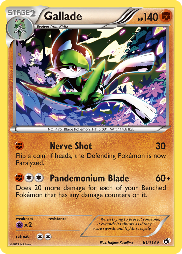 Gallade (81/113) [Black & White: Legendary Treasures] | North of Exile Games
