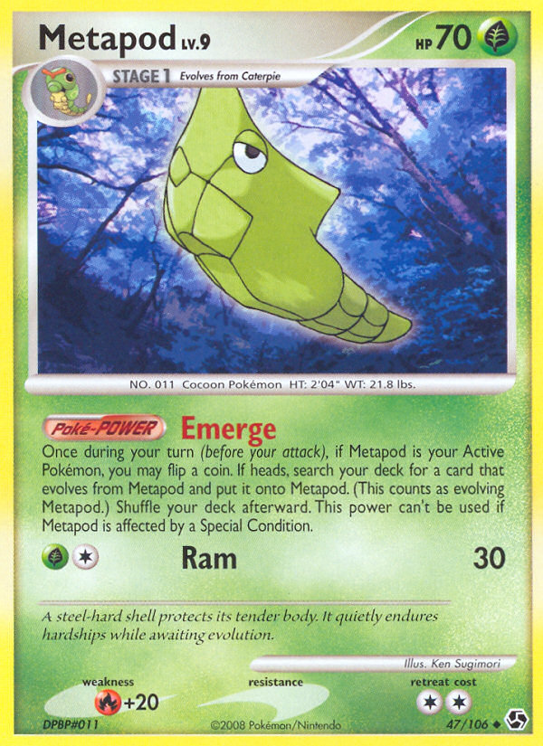 Metapod (47/106) [Diamond & Pearl: Great Encounters] | North of Exile Games