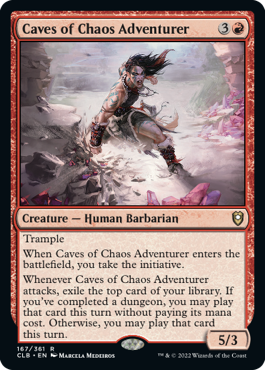 Caves of Chaos Adventurer [Commander Legends: Battle for Baldur's Gate] | North of Exile Games