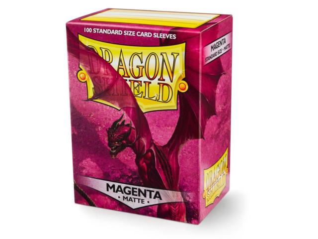 Dragon Shield box of 100 in Matte Magenta | North of Exile Games