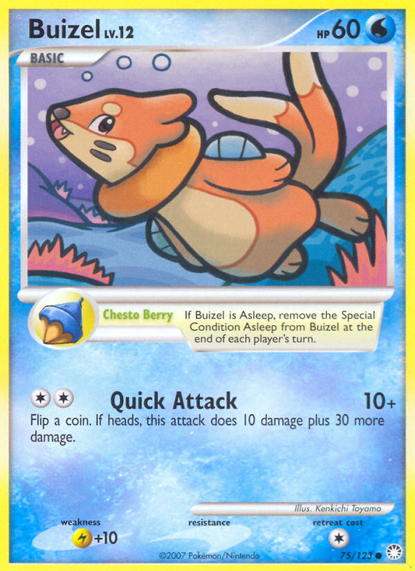 Buizel (75/123) [Diamond & Pearl: Mysterious Treasures] | North of Exile Games
