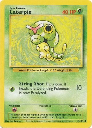 Caterpie (45/102) [Base Set Unlimited] | North of Exile Games