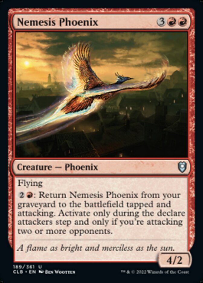 Nemesis Phoenix [Commander Legends: Battle for Baldur's Gate] | North of Exile Games